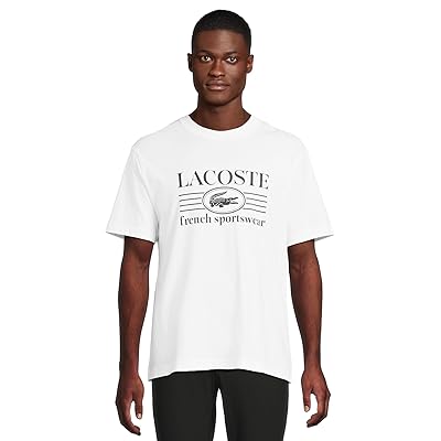 Lacoste Classic Fit Cotton Print T shirt Men