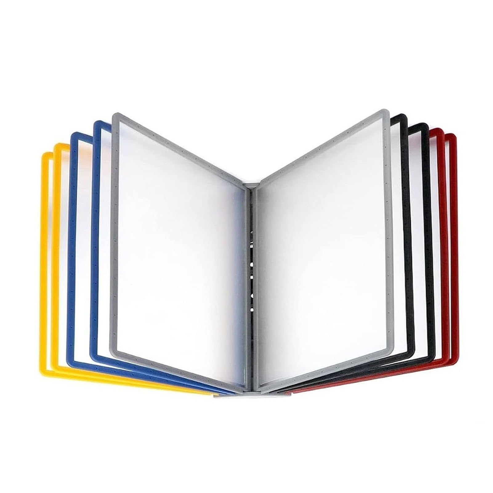Schreibtisch-Sichttafelsystem - Tisch-Sichttafelsystem, Stabiler Sichttafel-Tischständer, 20 Seiten/40 Seiten, Briefgröße, Für Büro-/Schulausstellung Und Aufbewahrung Von A4-Dokumenten