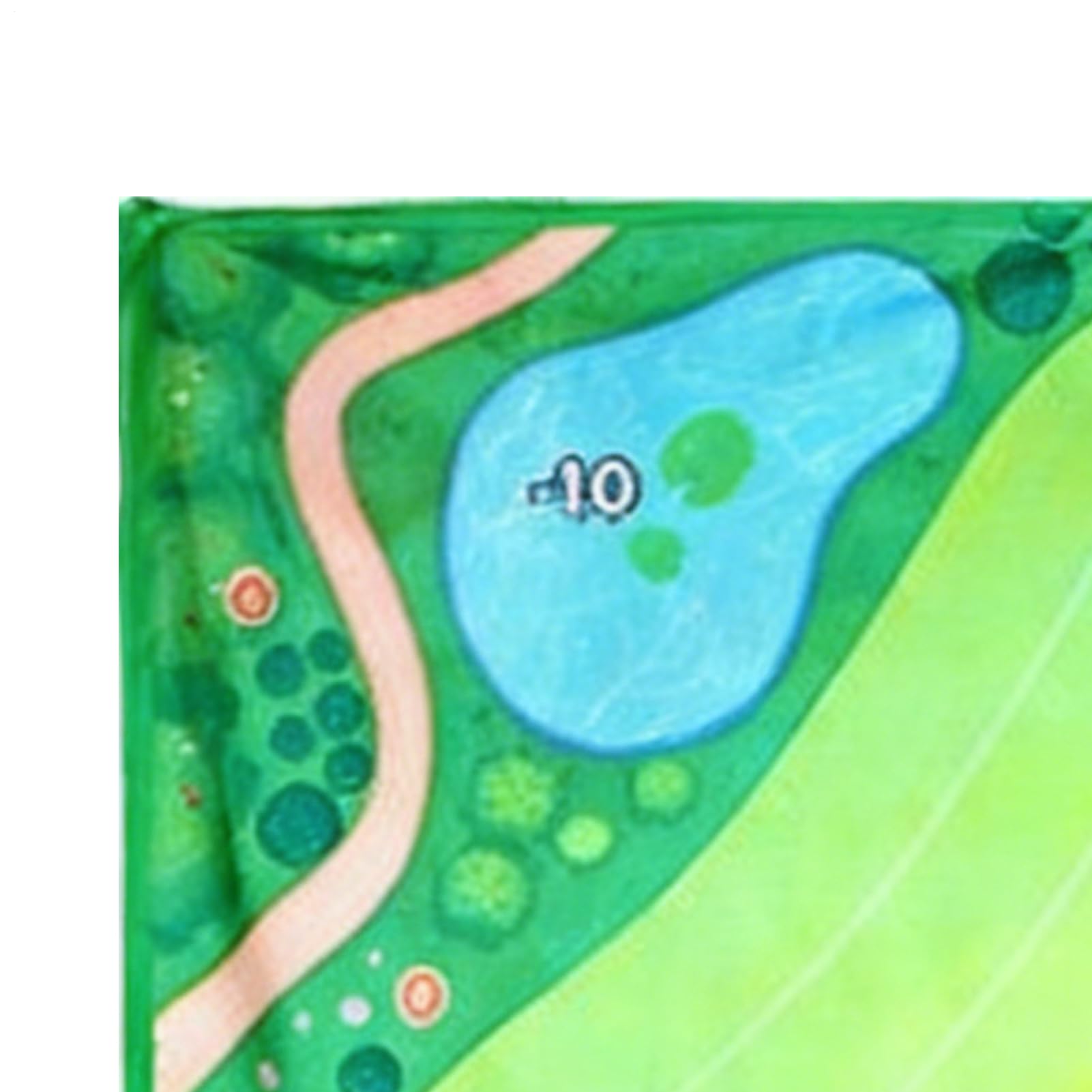 Stuoia di allenamento da golf,Attrezzature per esercizi sportivi - Colpo portatile in tappeto erboso sintetico,per principianti interni esterni giardino cortile posteriore