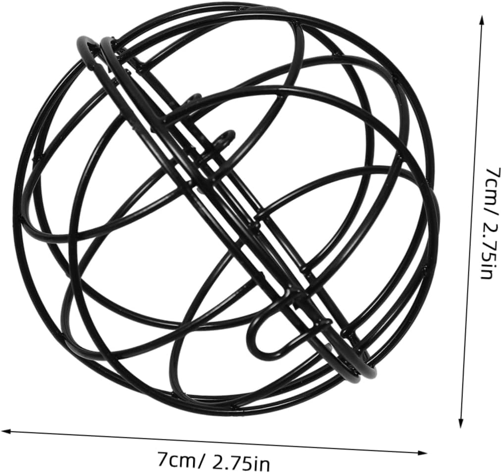 Elegant Iron Wire Birdcage Candy Box Decorative Spheres for Wedding Party Metal Jewelry Storage Box image 2