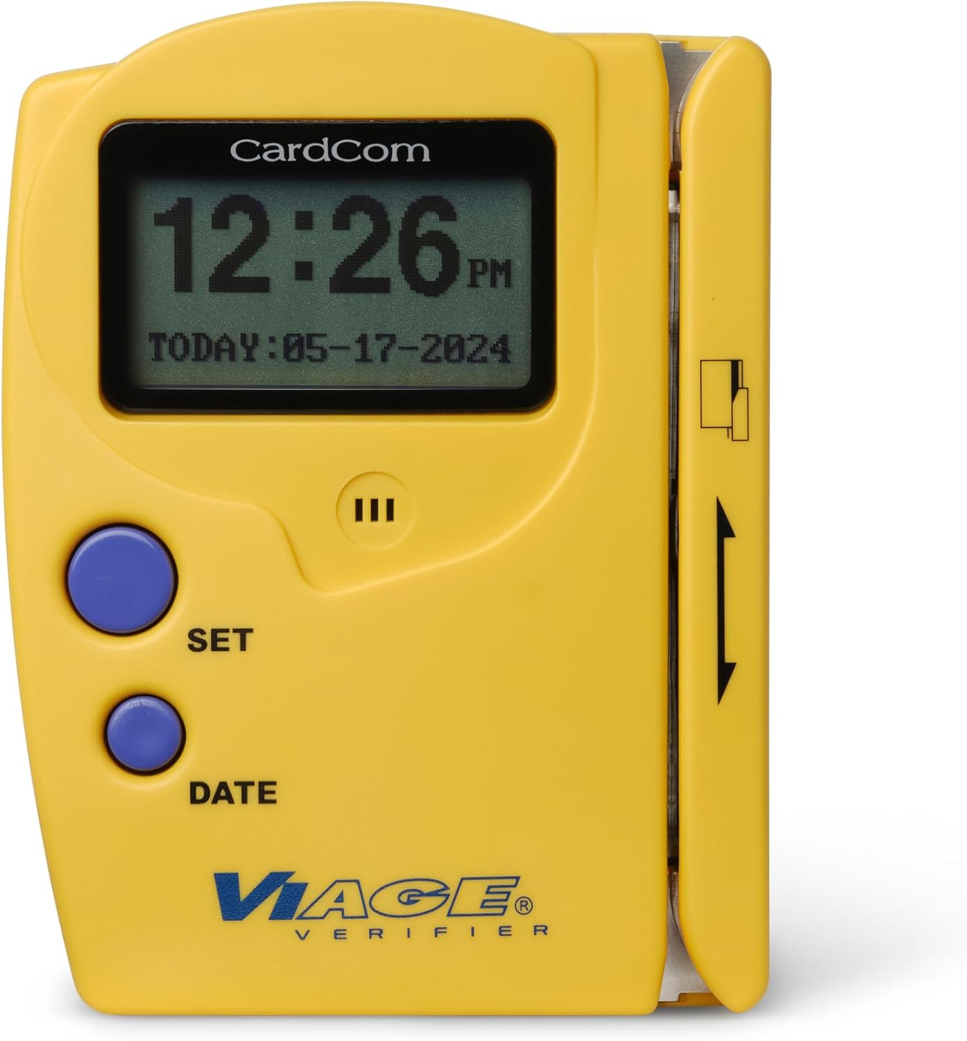 ViAge Solutions ID Scanner, Drivers License Scanner for Age Verification and ID Checking, Portable, Stand Alone, Simple Swipe, Magnetic Stripe Reader, CAV2000 Model