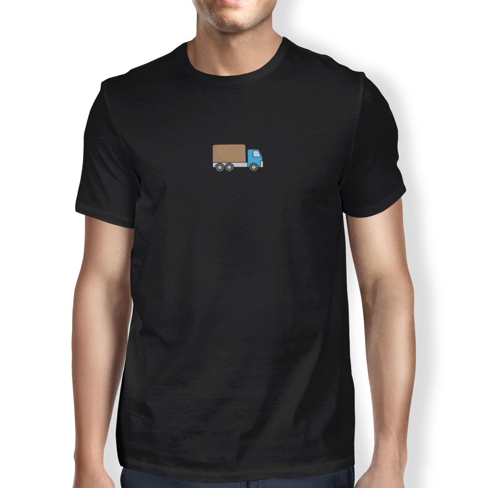 Green Fish Men's Fdmtsi-100070 T-Shirt, Black, XL