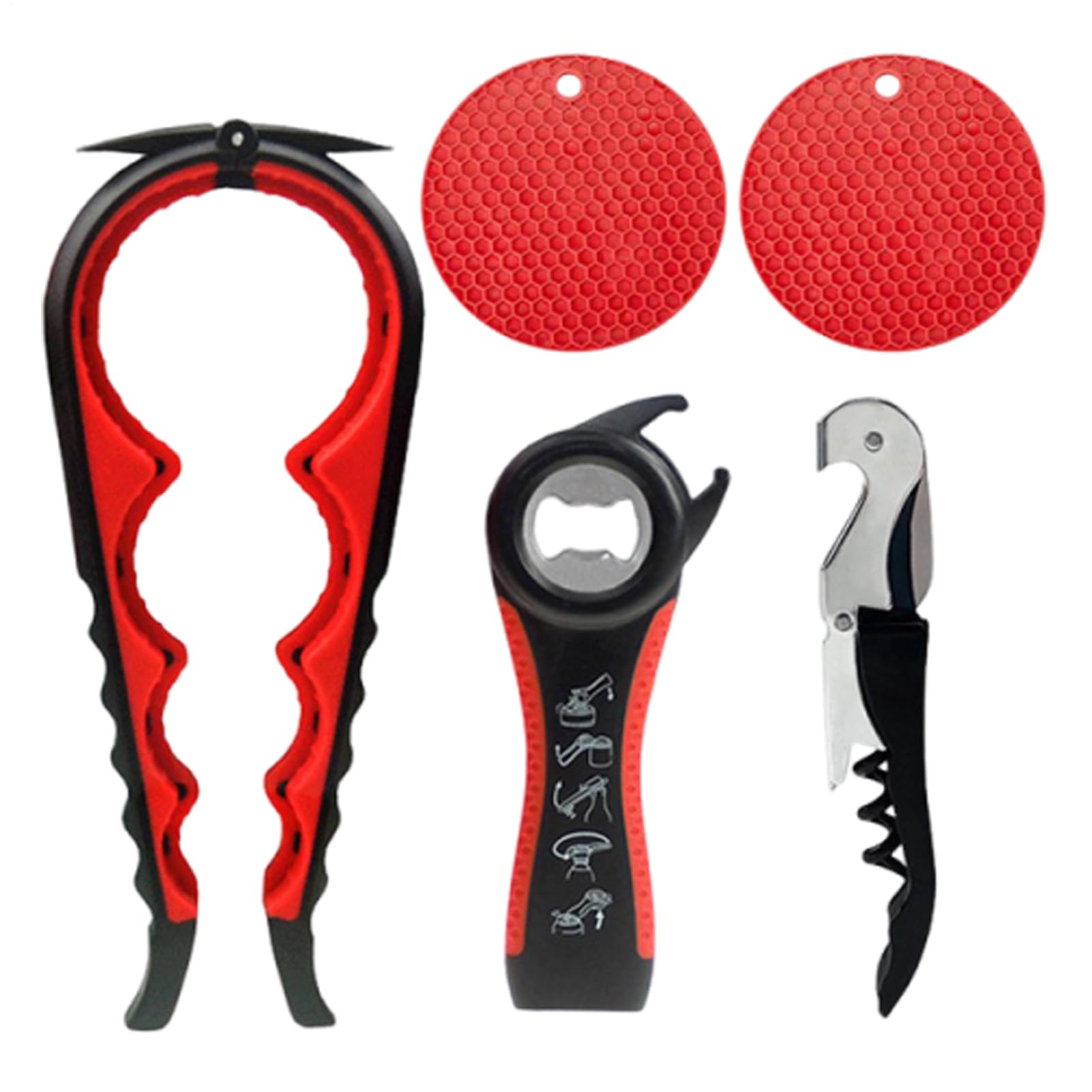 Beer Can Top Remover,Manual Beverage Opener Kit - Topless Can Opening Device | for Adults Seniors Kitchen Home Apartment Camping Beach Cooking Party