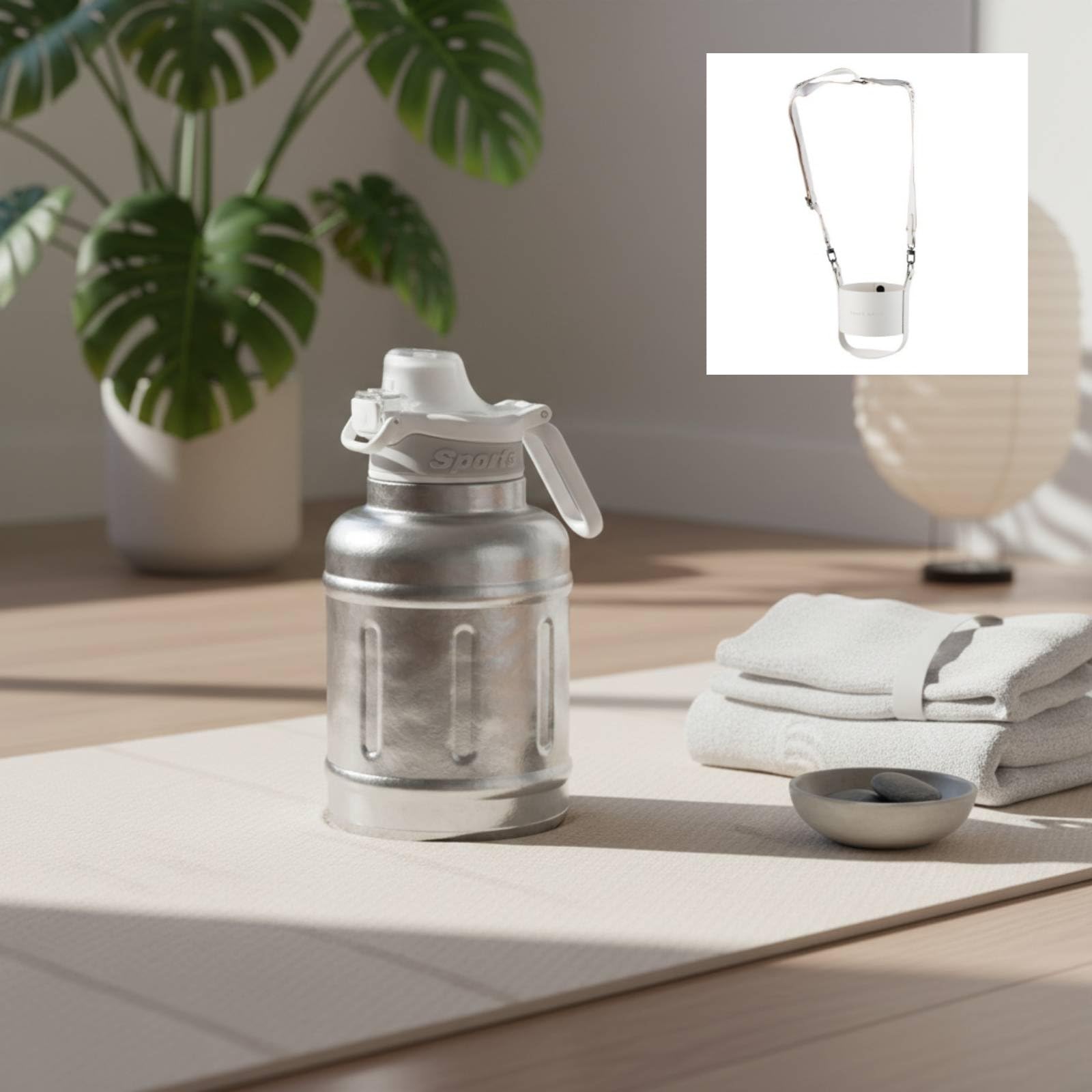 Titanium-Trinkflasche leicht Titanium-Wasserflasche korrosionsbeständig tragbare Sportwasserflasche für fitnessstudio, Rot