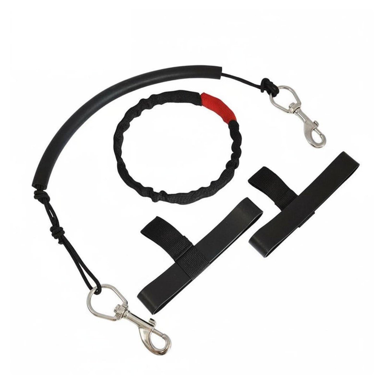 rockible Sangle de Bouteille de Plongée Ensemble de Gréement Cylindre Harnais Colliers Réglables Poignée Caoutchouc Acier Inoxydable 316 Adaptée aux Plongées Profondes Sorties Bateau Club