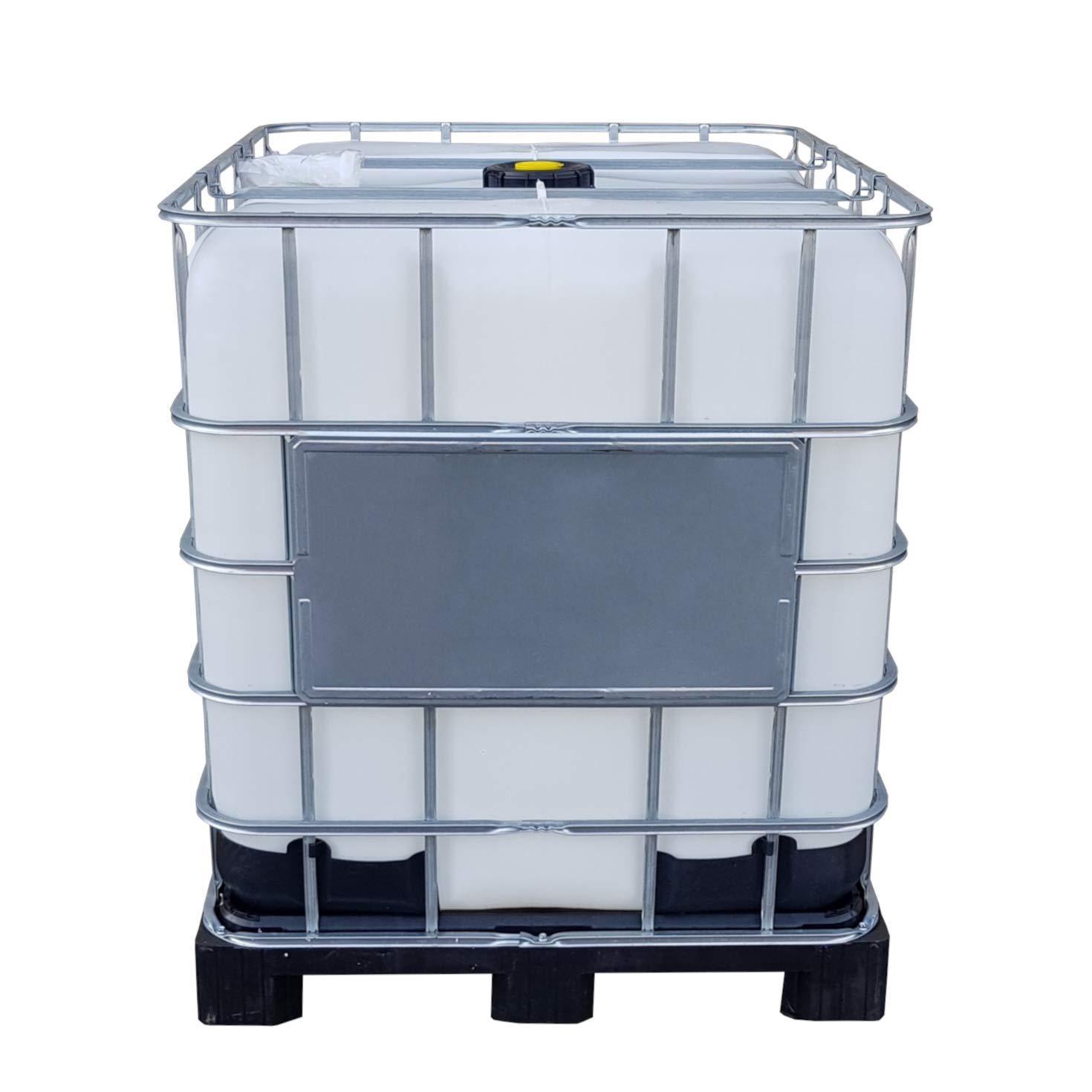 1000 l IBC Wassertank Container Regenwassertank GFK Kunststoffpalette GESPÜLT