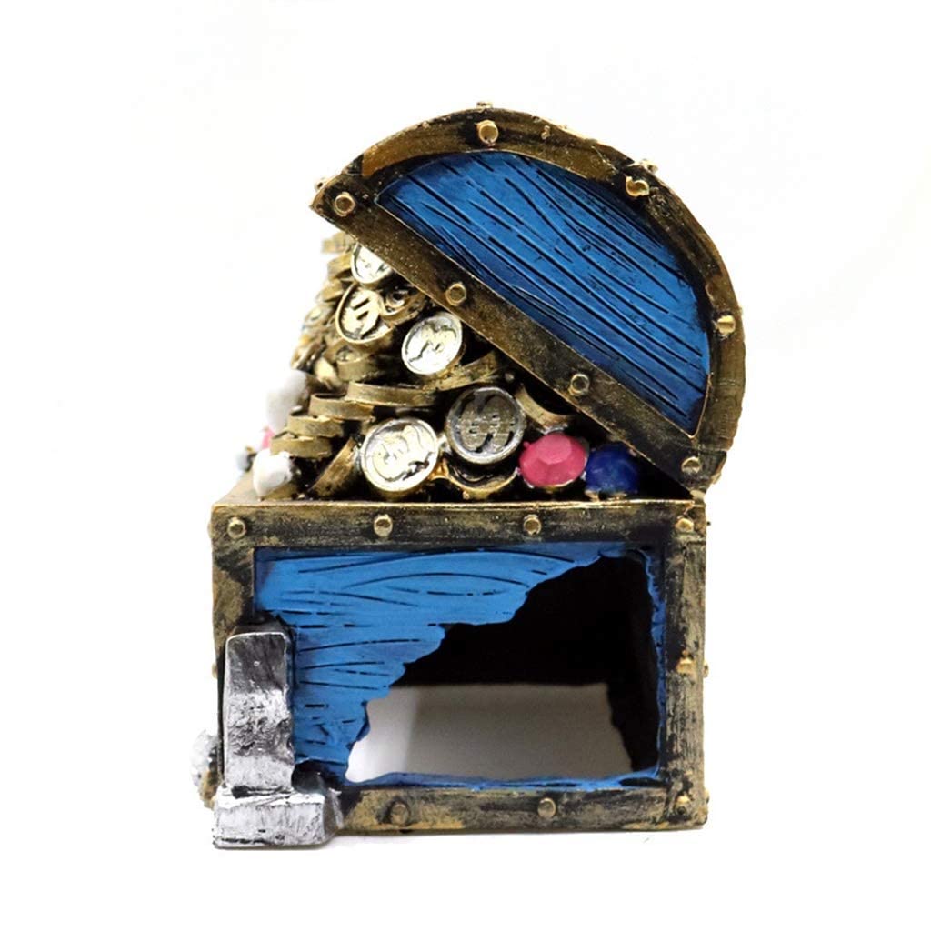 Escondite del Tesoro, paisajismo del Acuario, decoración del hábitat, escondites de Peces, lagartos y Tortugas, Accesorios para Cajas de Cuevas de Reptiles