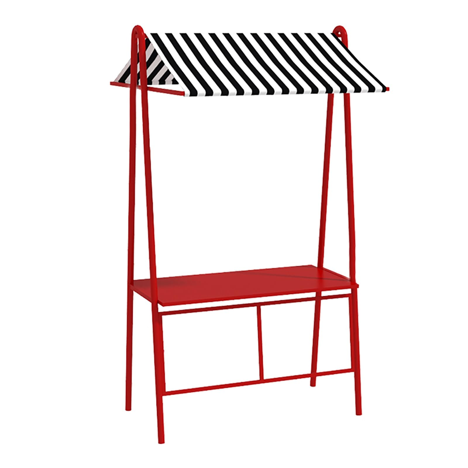 Carrito portátil para venta de comida que soluciona la falta de espacio en ferias de exterior