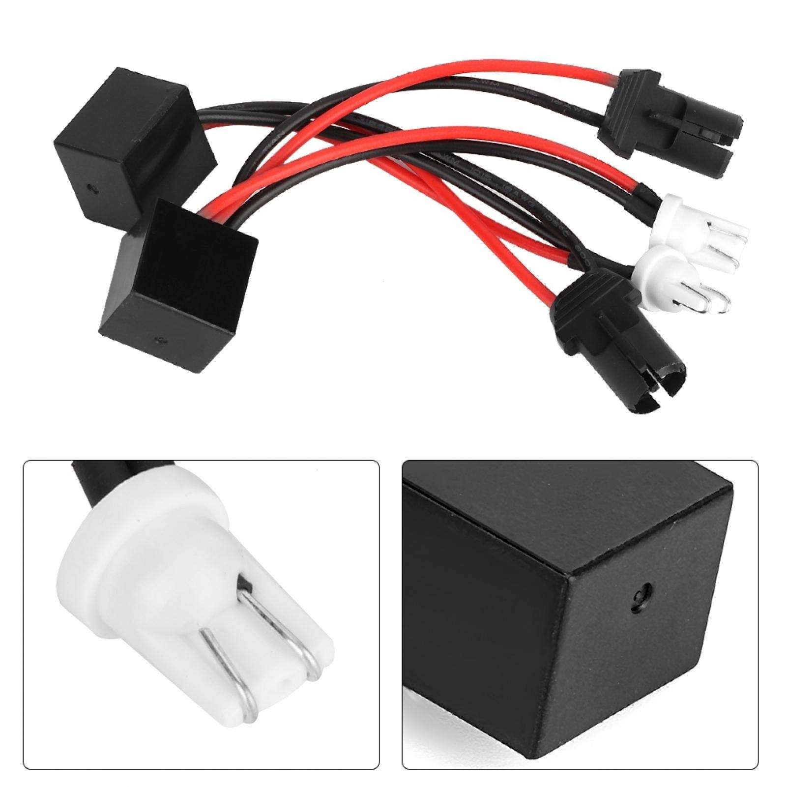 Haofy Kit Decodificatore CANbus H4 Per Fari LED – Plug-and-Play, Elimina Errori E Sfarfallio 12V