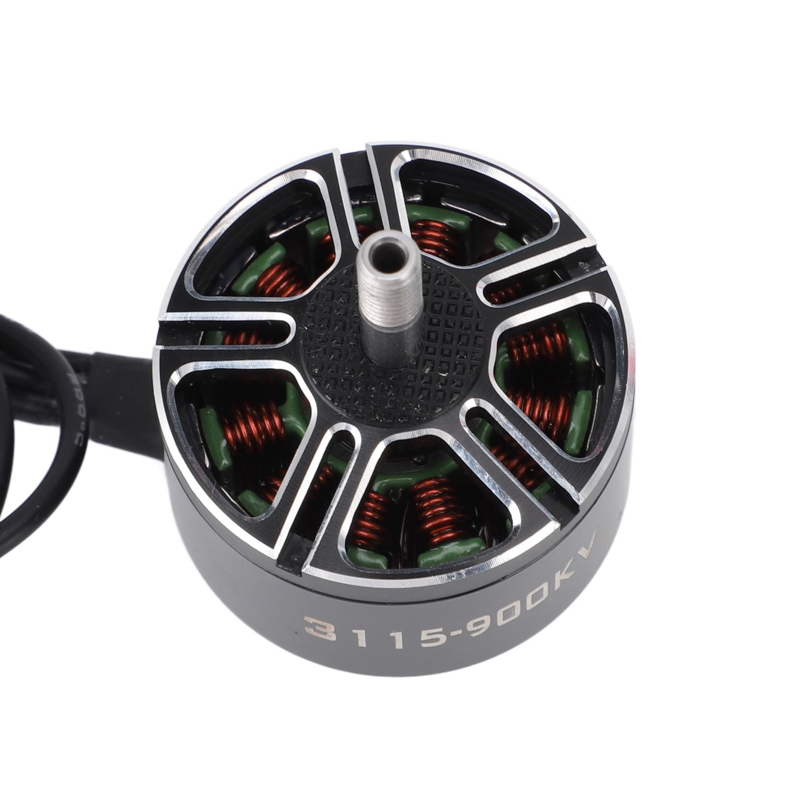 lyrlody 3115 900KV Bürstenloser Motor, Metall-RC-Motor für Schnell Reagierende Drohnen, Hocheffizienter Ferngesteuerter Rennmotor für 9 10 11 Zoll -Drohnen