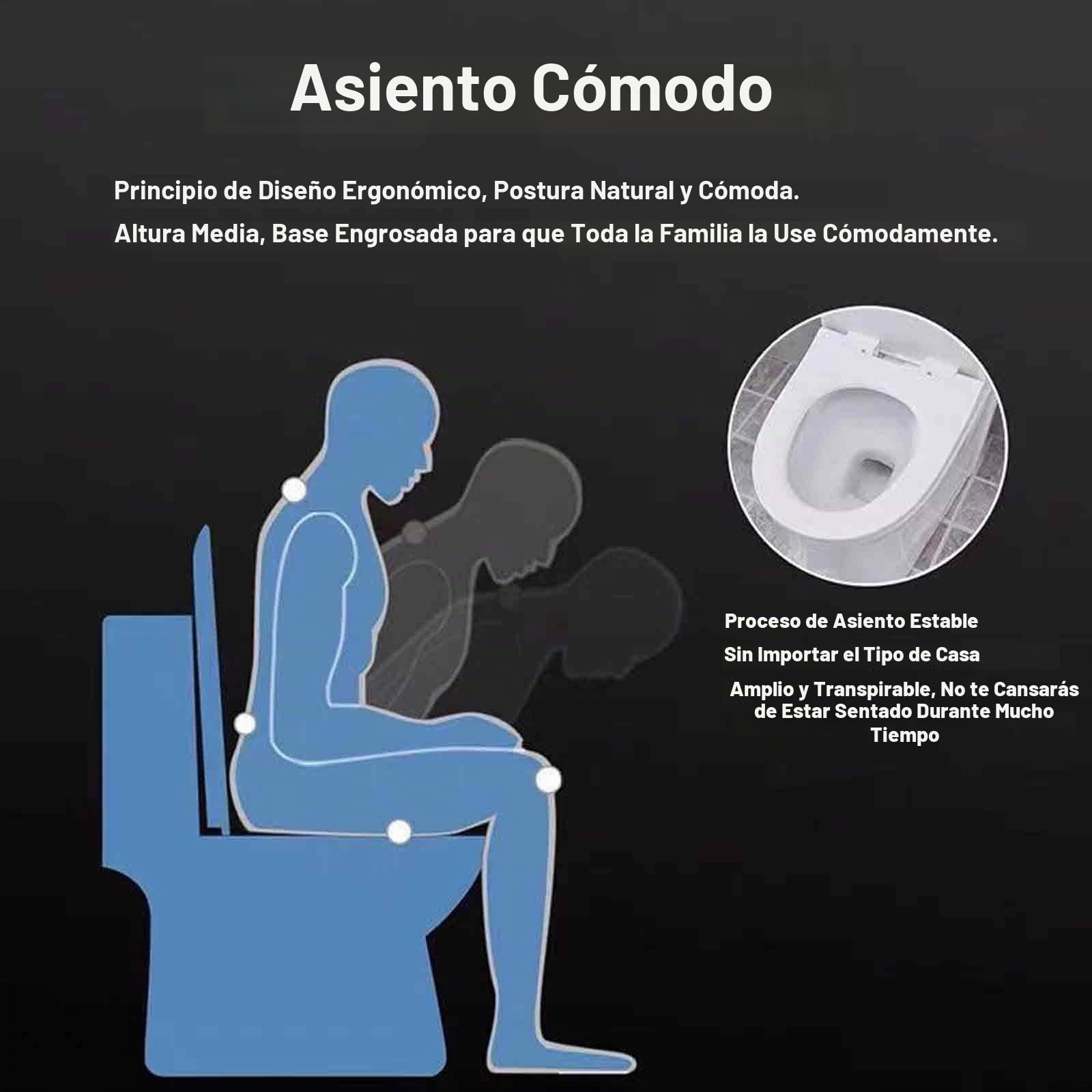Asiento de Inodoro con Cierre Lento, Tapas de Water en Forma de D, Liberación Rápida, Fácil de Limpiar, 44,5×35 cm(Beige)