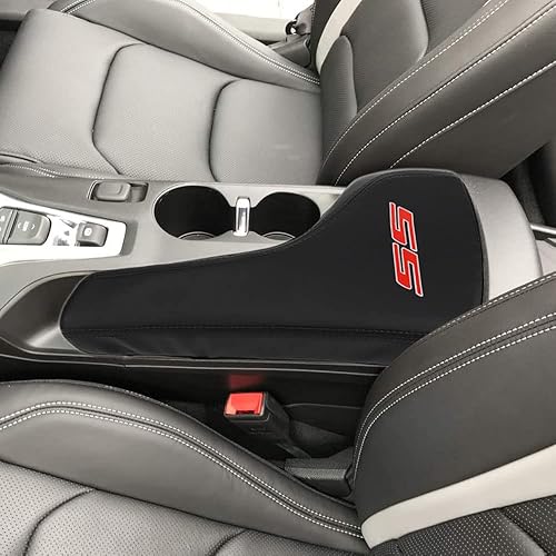 BOYOUS Funda para reposabrazos de consola central, consola de protección completa, reposabrazos de cuero, accesorios interiores para Chevrolet