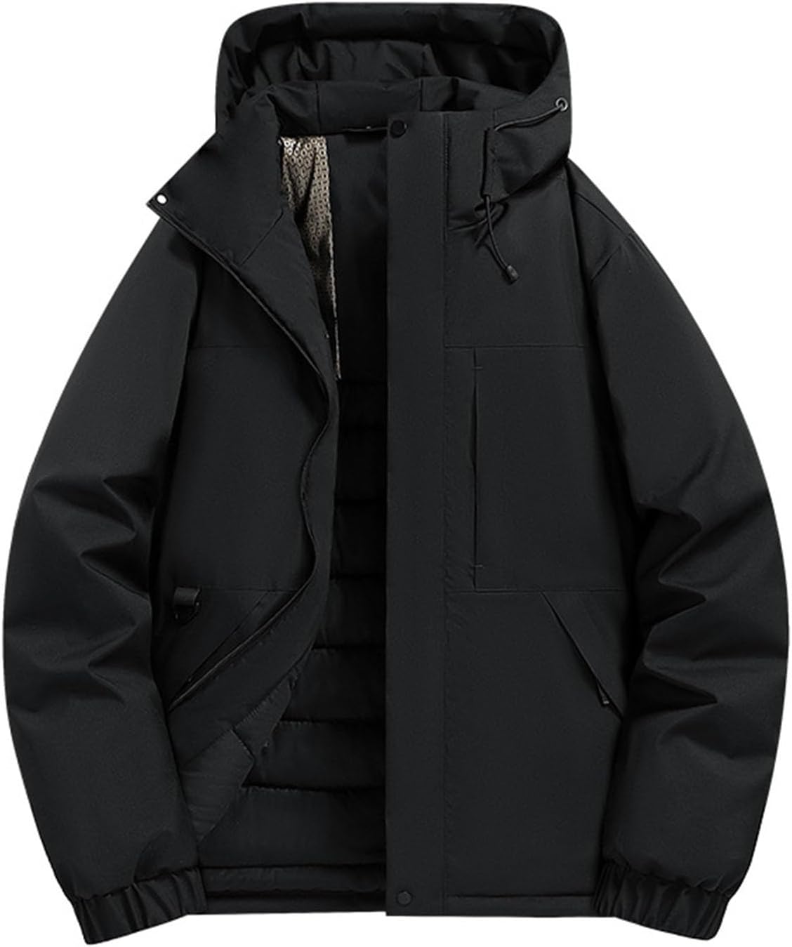Mens Snowboard Jacket Ski Windproof Coat Warm Waterproof Men Qulited Lined Jacket Winter Sports