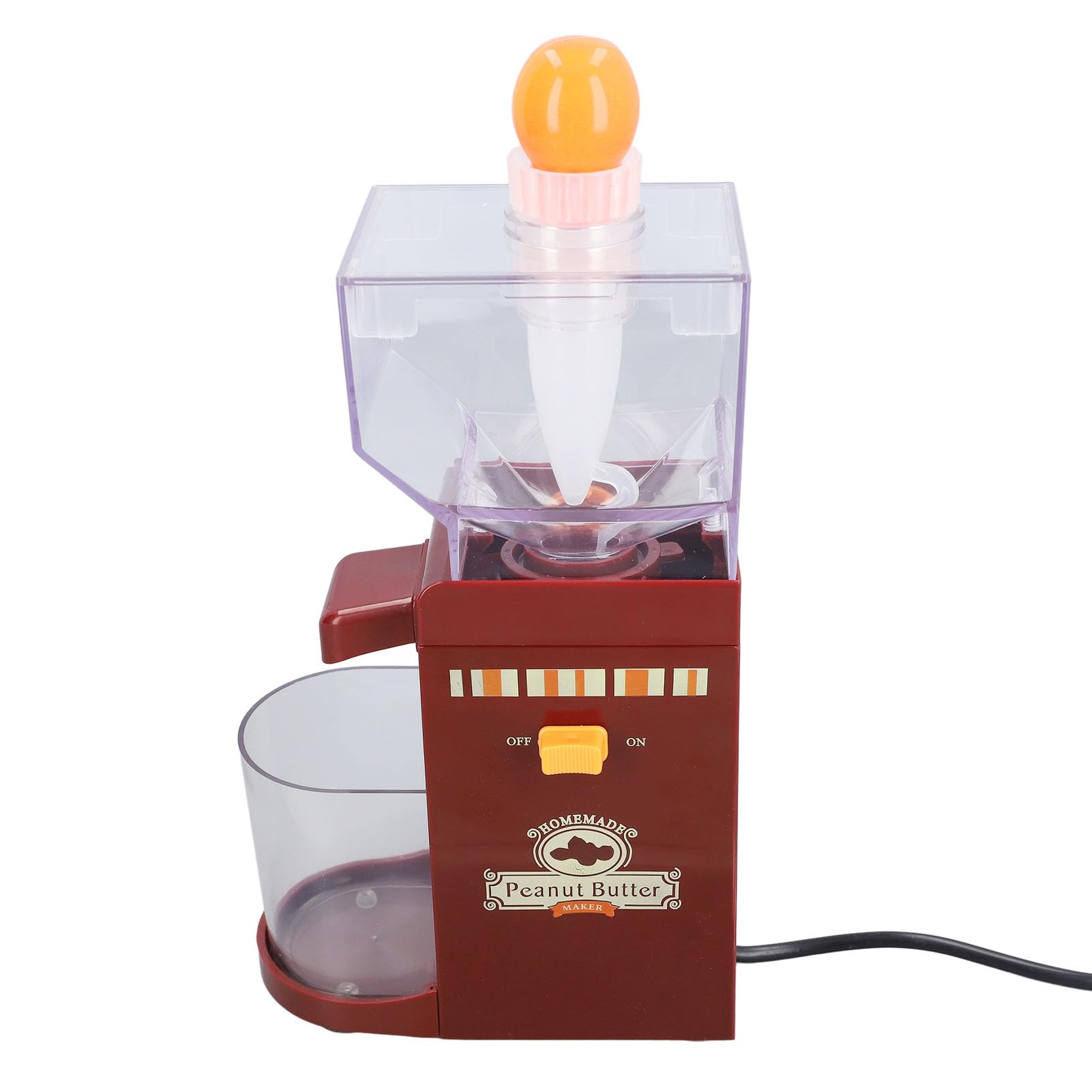 Ejoyous Nussmühle Elektrisch, Mandelmühle mit Abnehmbarem Mahlwerk Erdnussbuttermaschine Nussbutter Maschine, für Mandeln Cashewnüsse Haselnüsse Erdnüsse (EU-Stecker 220 V)