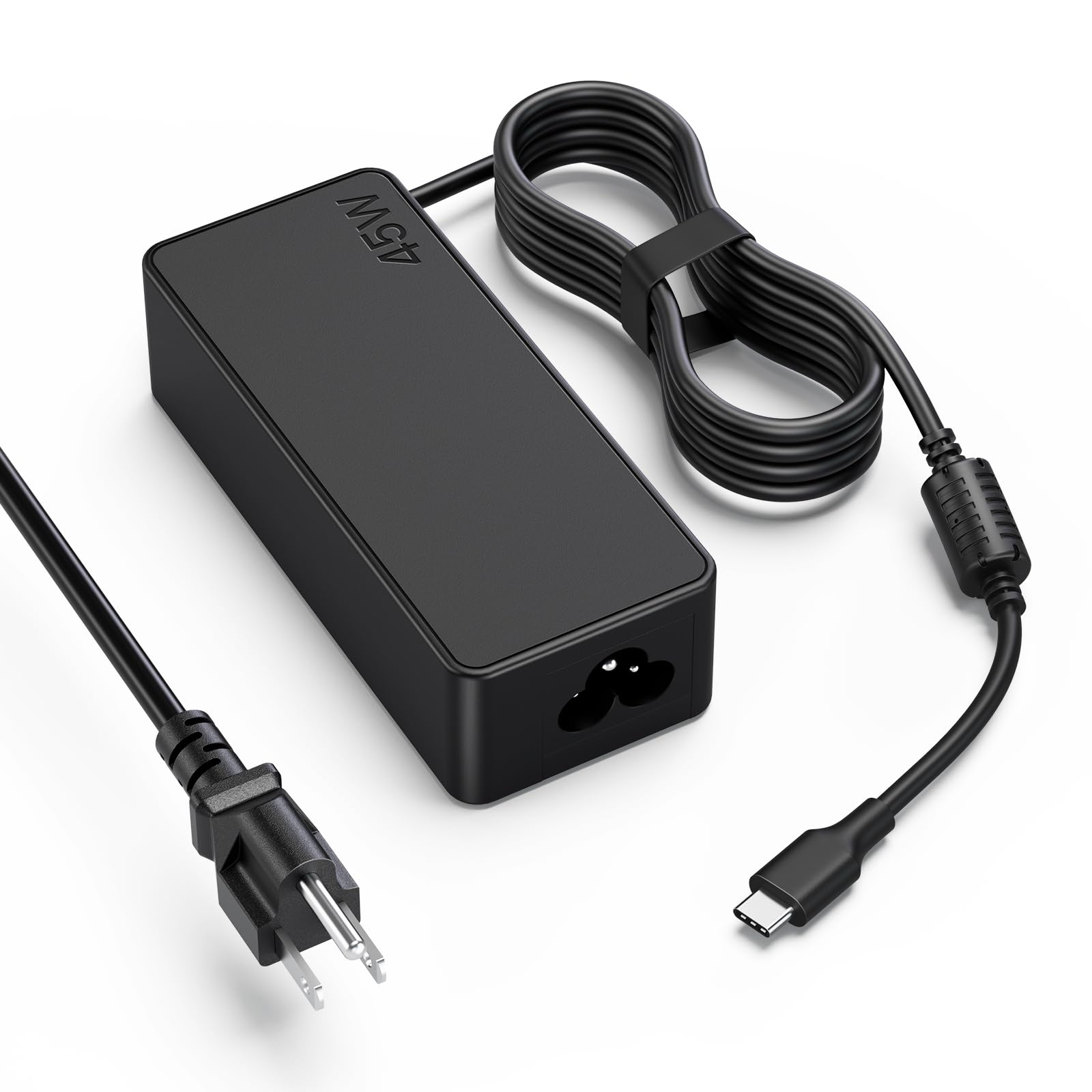 45W USB C Chromebook Charger for HP Lenovo 100e 300e 500e Dell 3100 Acer Spin 11 13 15 Samsung - Type C Laptop Power Adapter Fast Charging Cord