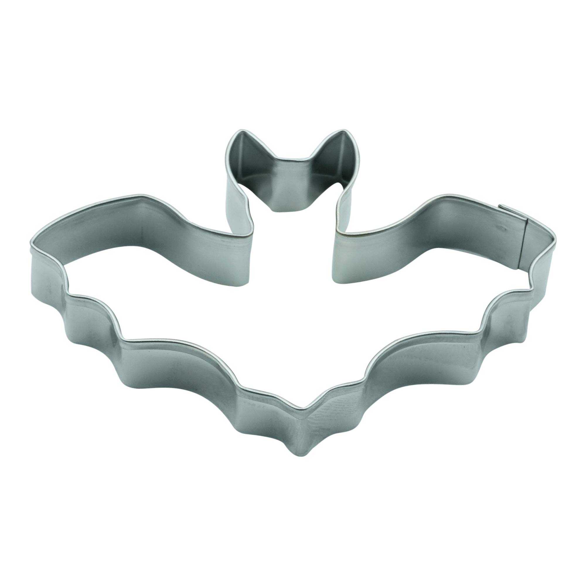 Set Formine Per Biscotti Halloween In Acciaio Inox – Pipistrello E Fantasma (8 Cm) – Stampini Per Dolci Lavabili In Lavastoviglie - 2