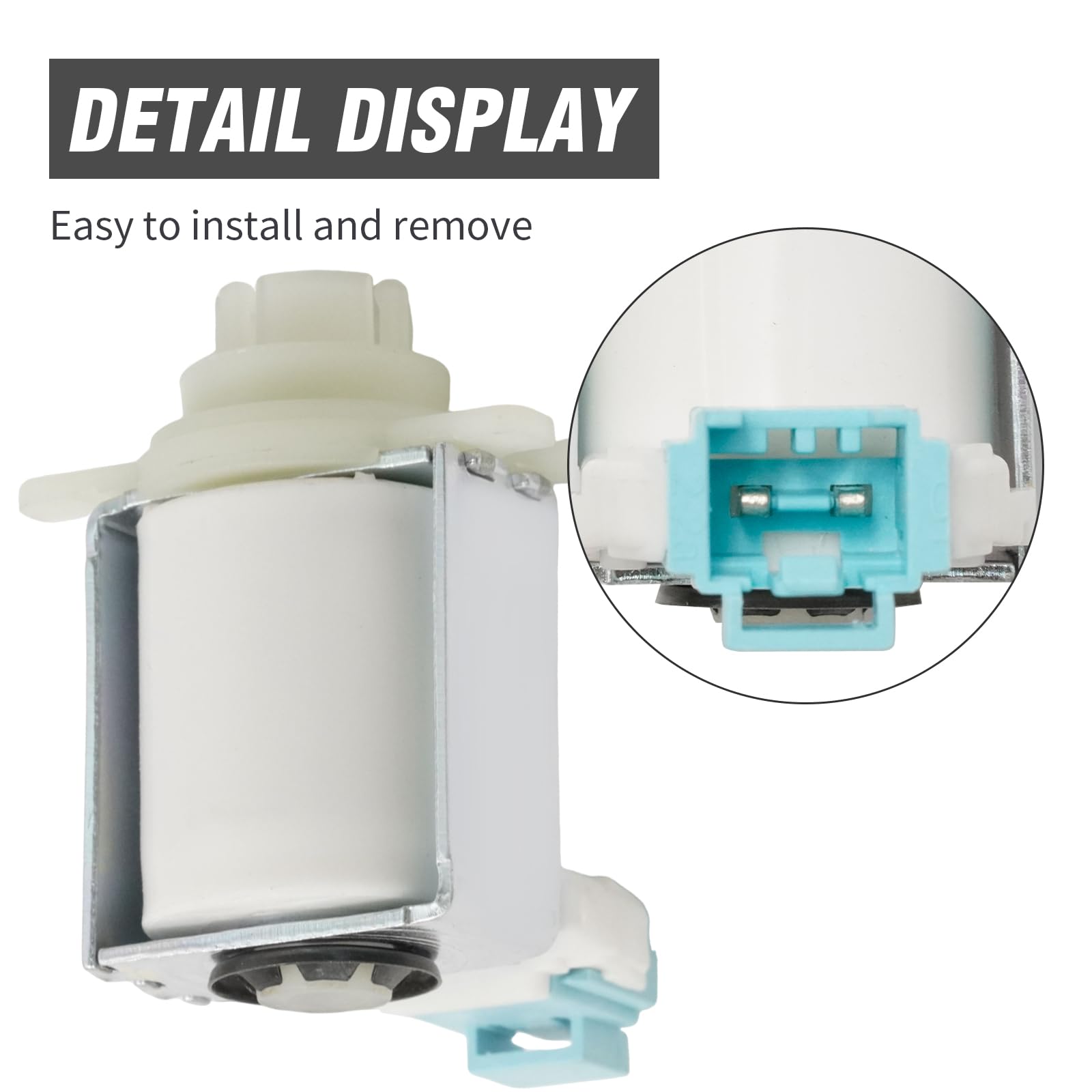 Hoypeyfiy 11033896 Magnetventil für Fehler E19 am Magnetventil des Wassertanks im Geschirrspüler, Ersatz für Siemens 00631199, Ersetzt 631199