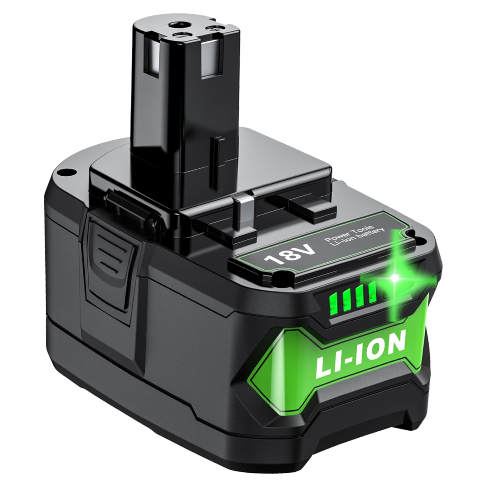 Bonadget Akumulator litowo-jonowy 9,0 Ah 18 V do Ryobi One Plus P102 P108 P189 P190 P197 P100 P107 do Ryobi Bezprzewodowy akumulator 18V