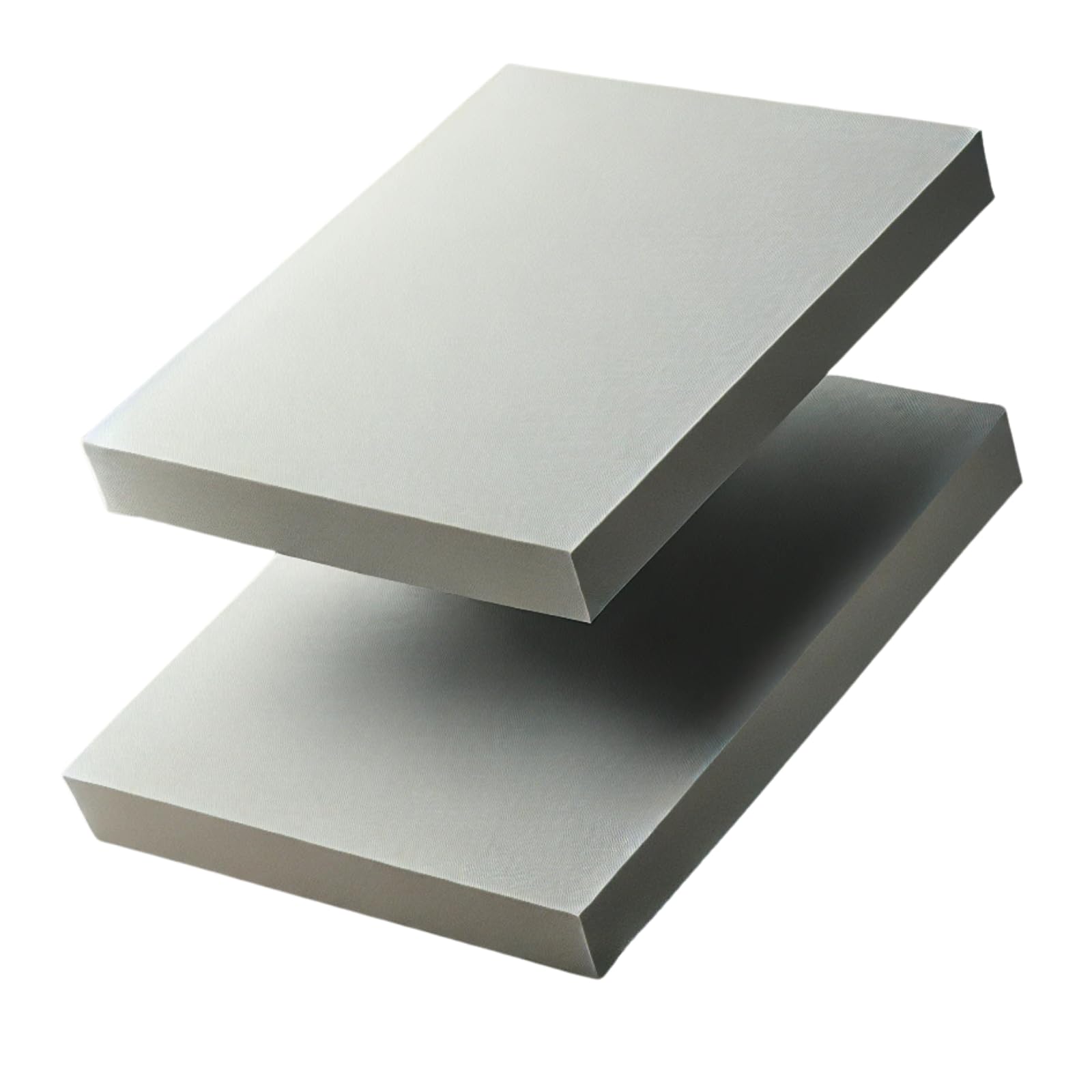 ComfyWise Grey High Density Foam Sofa Topper Foam Cut To Size Cushion Foam for Sofa Supportive Foam for Cushions Durable Upholstery Foam Comfortable Foam Sheet (5 in, 24 x 21 in)