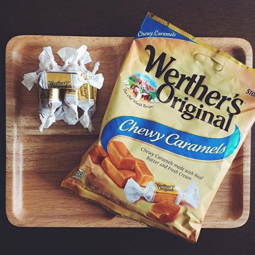 Miniatura 5 de Werther's Original Caramelo masticable sin azúcar, bolsas de 2.75 onzas (paquete de 12)