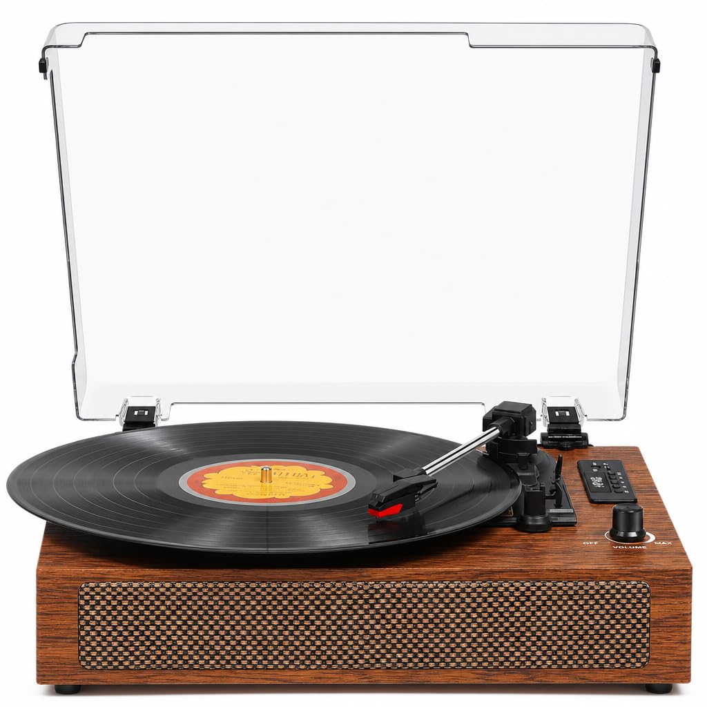 Amazon.com: Vinyl Record Player with Built-in Bluetooth, USB