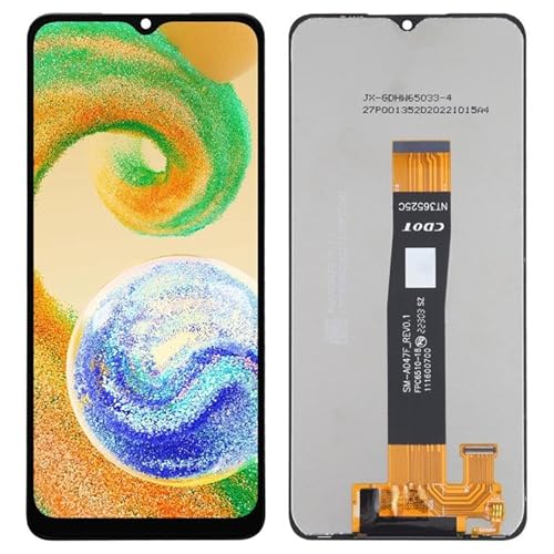 �g�ѓd�bLCD�t����� for Galaxy A04S SM-A047F�f�W�^�C�U�[�̃I���W�i��LCD��ʃt���A�Z���u�� �X�y�A�p�[�c