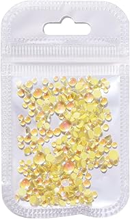 3D Mixed Sizes Clear Bubble Beads Nail Charms, Transparent Semi-Circular Dewdrop Water Droplets Glass Bubble Balls for Nails Supplies DIY Crafts Decorations Type 10