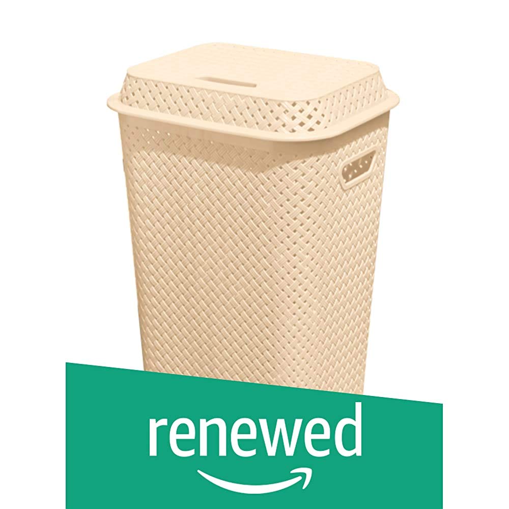 (Renewed) Milton Plastic Laundry Basket Amazon.in Home & Kitchen