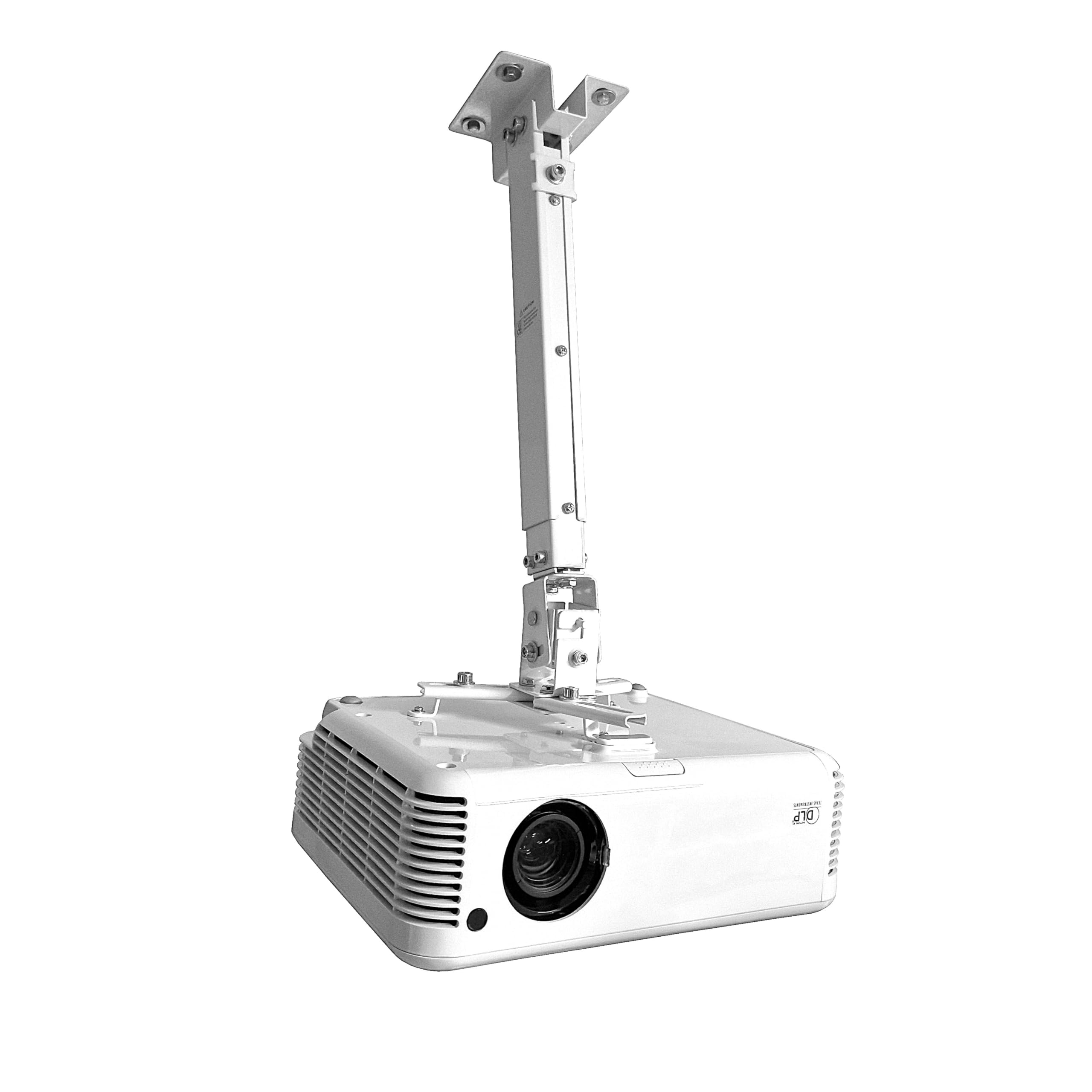 Beamer Deckenhalterung für Optoma ZH430UST, HZ146X-W, ZH350, ZH350ST Projektorhalter für Deckenmontage, präzise vorbereitet für Heimkino-Anwendungen (Für Optoma ZH430UST, HZ146X-W, ZH350, ZH350ST)