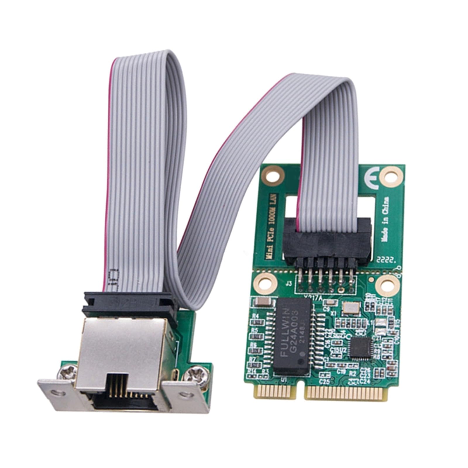 Ljmyy Small PCIE Gigabit Ethernet Networking Adapter RTL8111F Chip 10/100/1000Mbps Small PCIE to RJ45 Networking Card Replacem
