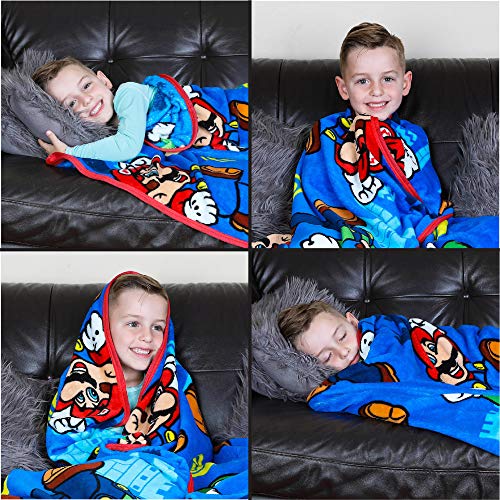 Mario Franco Kids Plush Throw Blanket