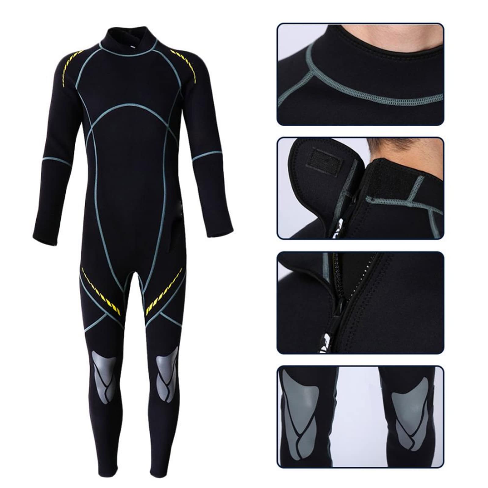 Amazon.co.jp: 3mmネオプレンウェットスーツ ワンピース水着UV