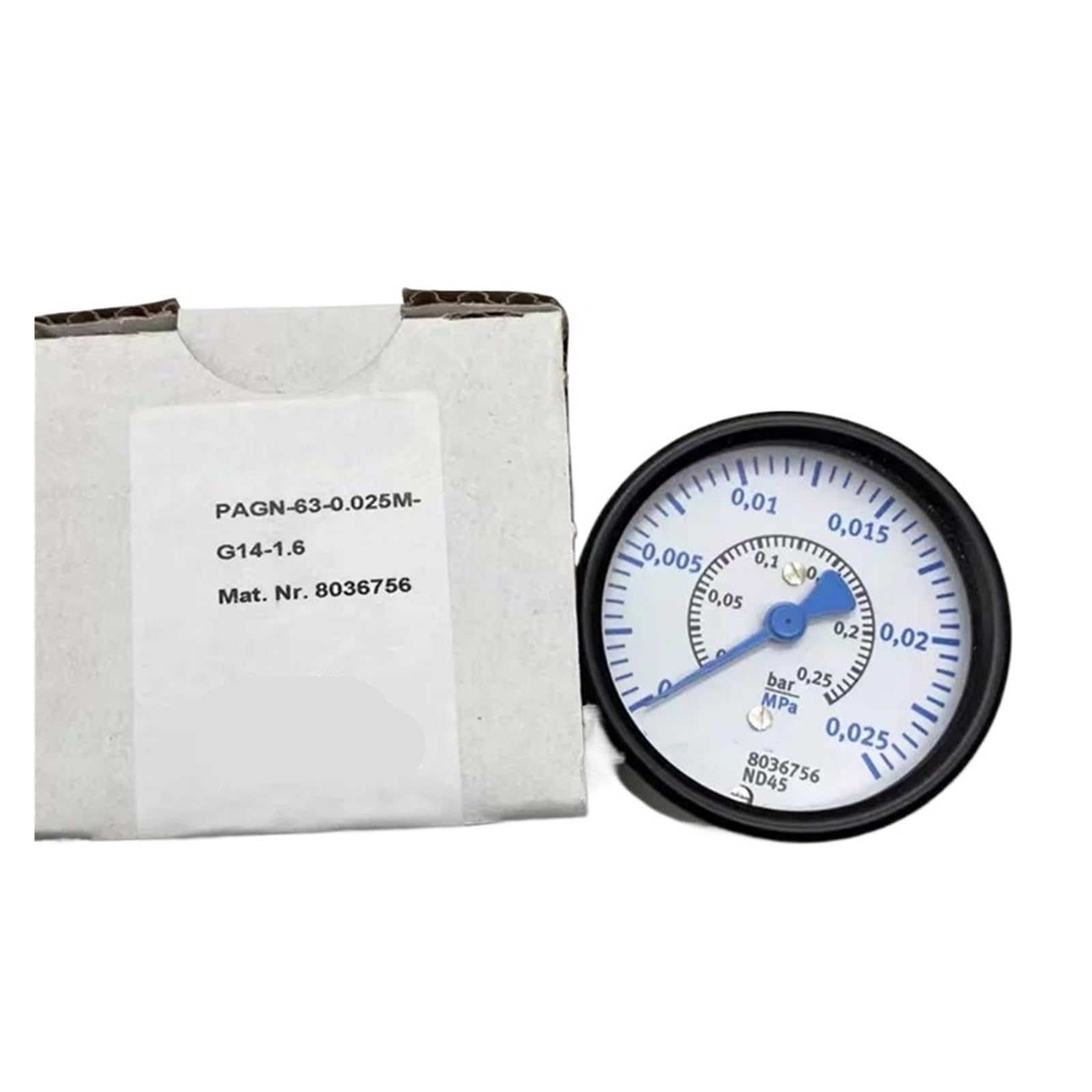 CXFCIHFT 1pcs Pressure Gauge PAGN-63-0.025M-G14-1.6 8036756