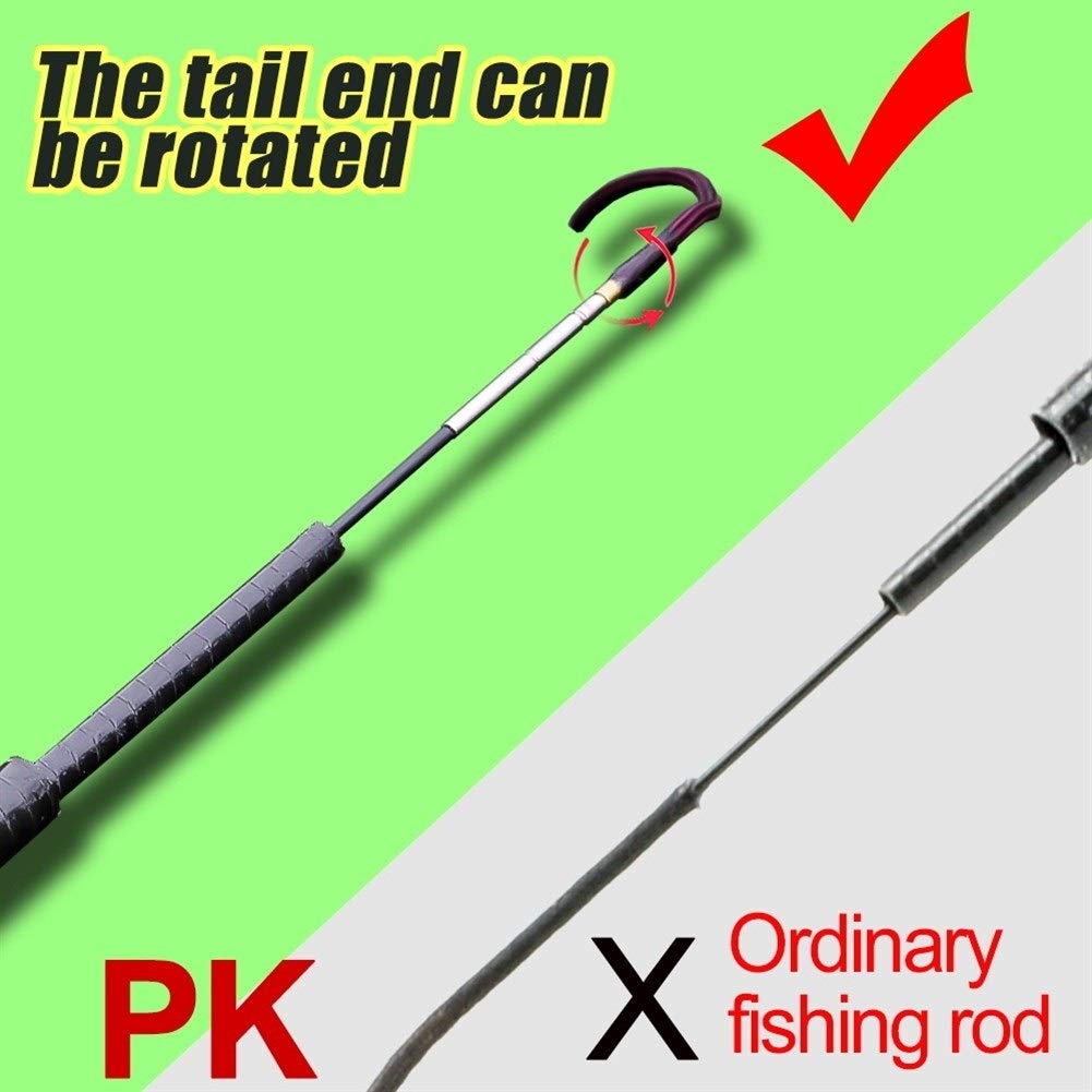 Canna da pesca ad alto tenore di carbonio 3.6 4.5 7.2 Metri flusso mano Pole Carbon Fiber Casting telescopica for la pesca canne Pesce Tackle
