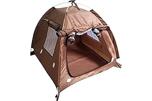 Breathable Washable Pet Puppy Kennel Dog Cat Folding Indoor Outdoor House Bed Tent