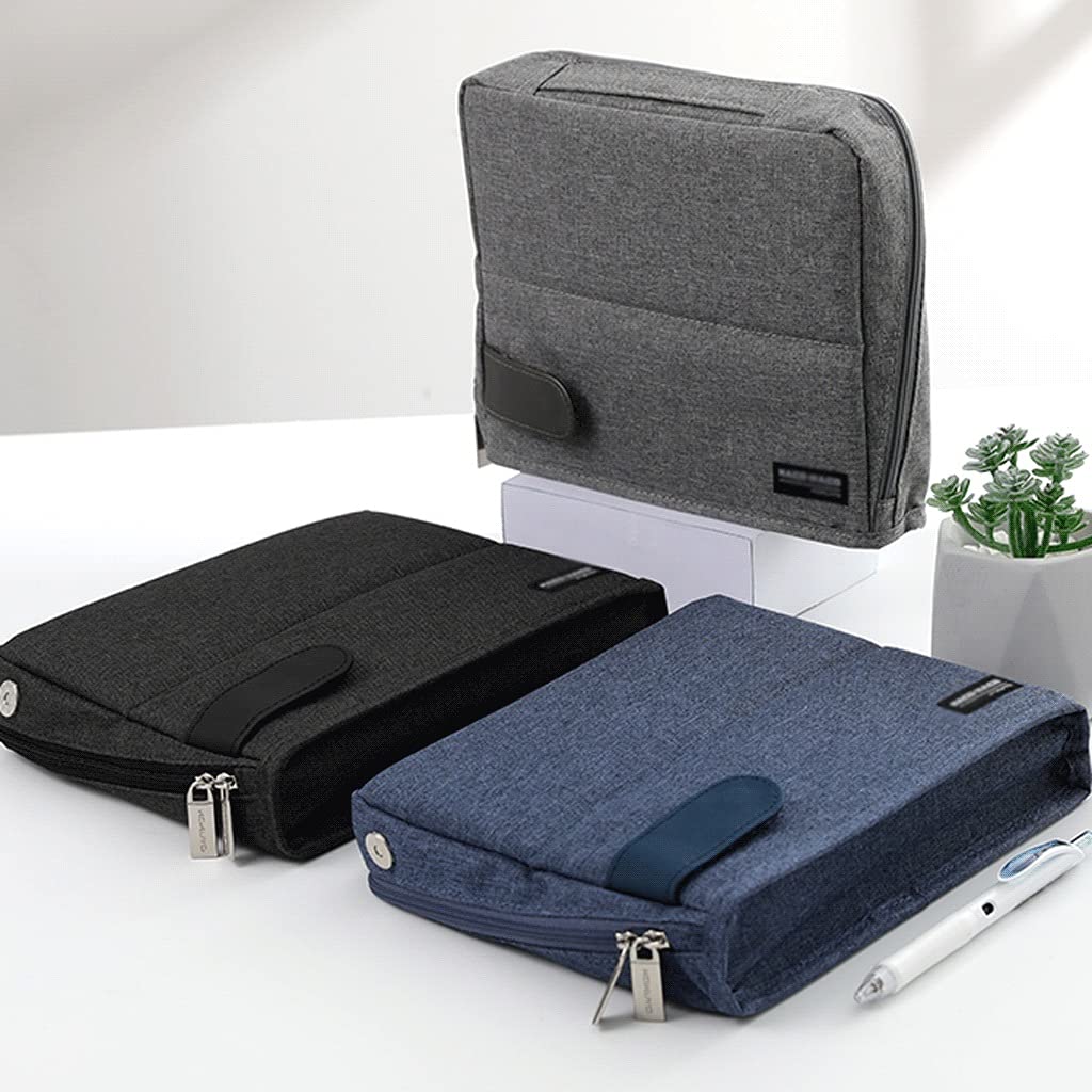Estuche Caja de lápices con Cremallera Organizador de Pluma de Gran Capacidad para Acuarela Marcadores de bolígrafos Tablet School & Office Suplementos Portátil (Color : Blue)