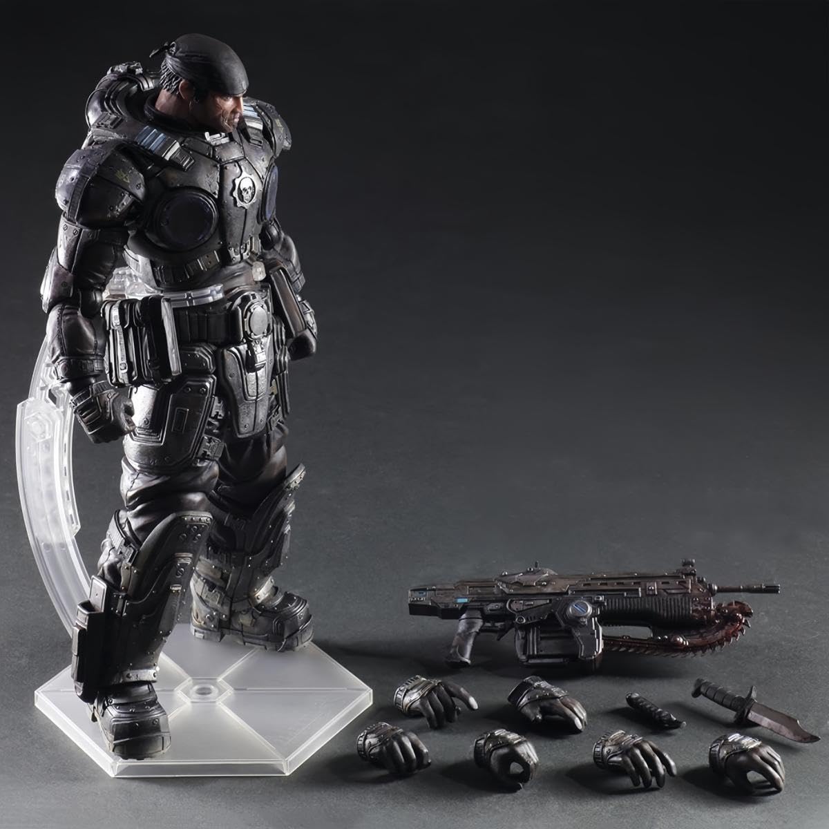 Amazon.com: Gears of Wars M-arcus F-enix Play Arts Kai Action