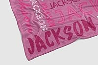 Vista 3 de OLIVE OLIVIA Mantas personalizadas para niños con nombres, mantas personalizadas con nombre para adultos, manta personalizada, regalo para Nombre