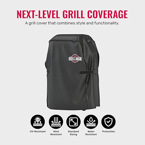 Miniatura 7 de Grillman - Resistente funda para parrilla de pellets, compatible con Traeger Pro Series 22, 575, modelos Elite, Lone Star Elite, Pro 20 y con