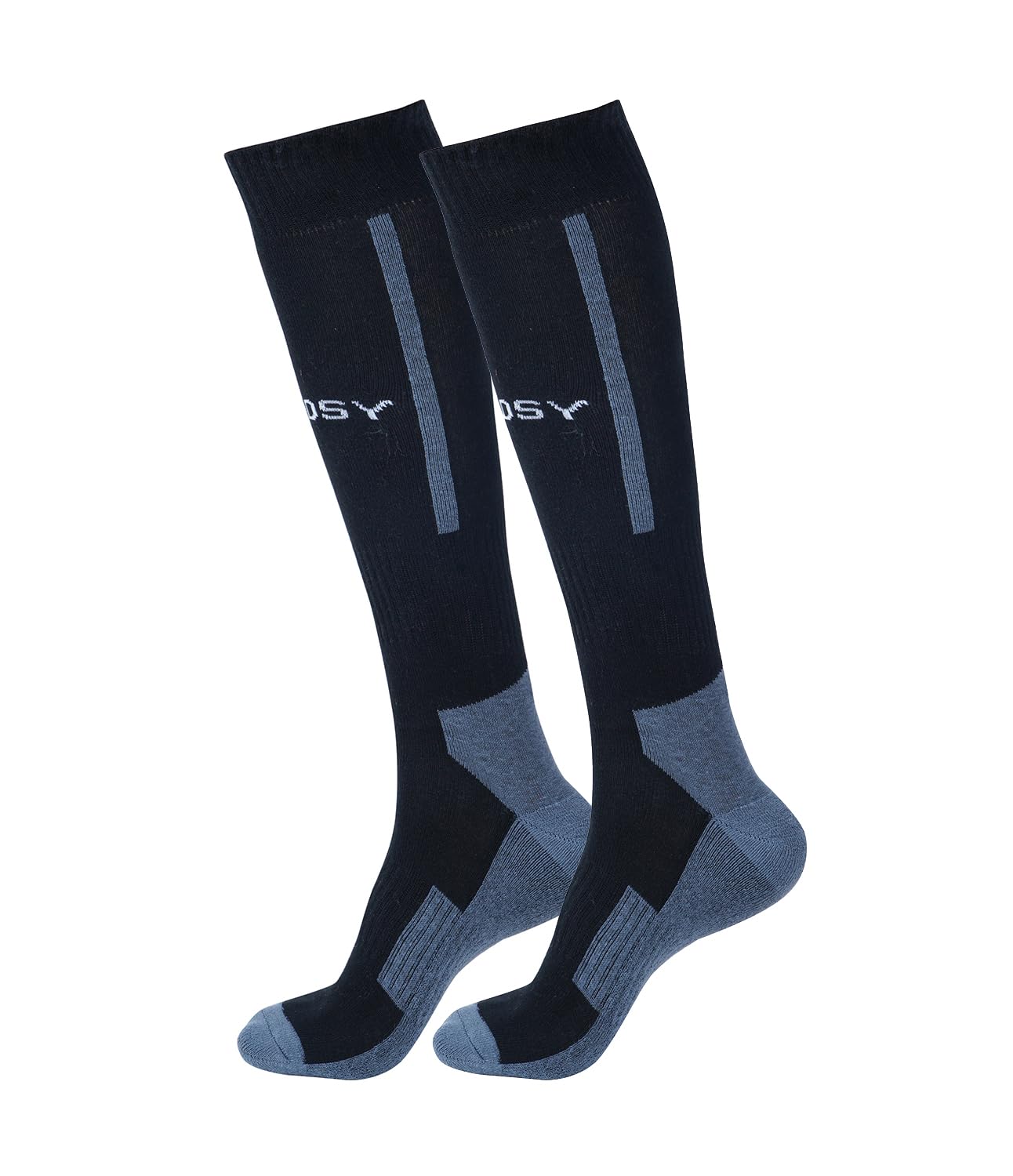 Play Pro Performance Football Socks for Men | Cotton Athletic Soccer Socks with Cushioned Sole & Odour-Free Comfort | Long Sports Socks for Training & Match Use