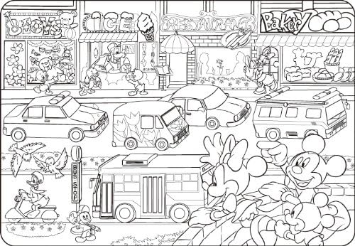 ディズニー ぬりえ チャイルドパズル 40ピース のりものだいすき Dcn 40 802 ジグソーパズル おもちゃ Amazon