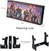 Wow Warglaive by Azzinoth Model Illidan Warblade Desk Decoration 22 cm/8.7 inches with Display Stand All Metal Game Collectibles Gray