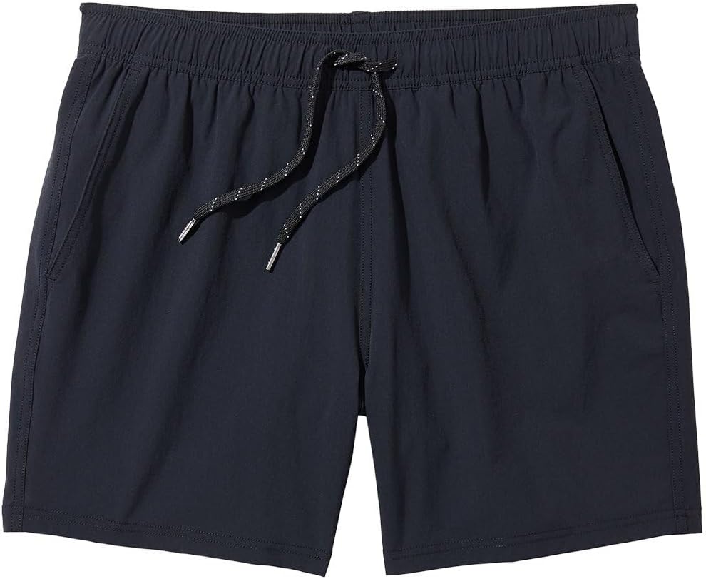 Bungalow Trunk –– Men's Swim Suits with Liner, 5-inch Inseam –– Anti-Chafe, Relaxed-fit Swim Trunks