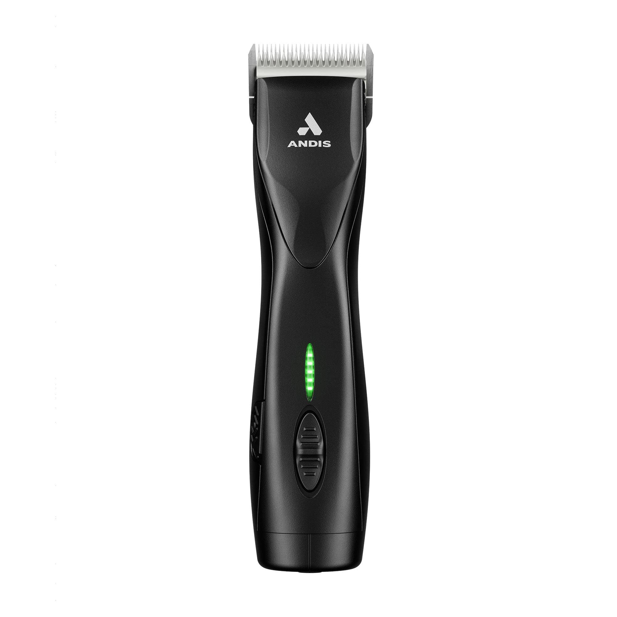 Andis 79175 Pulse Zr Ii Tosatrice con Lama Staccabile a 5 Velocità, Toelettatura Animali/Cani Senza Fili, Batteria Agli Ioni di Litio Rimovibile, Luce di Carica a LED, Nero