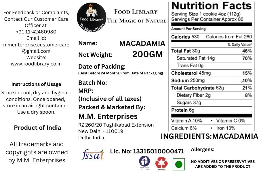 Food Library The Magic Of Nature Hazelnuts 200g Premium Quality Raw Hazelnuts Rich in Protein Healthy Fats Crunchy Fresh Nuts for Snacking Baking Chocolate Desserts Dry Fruits. 2