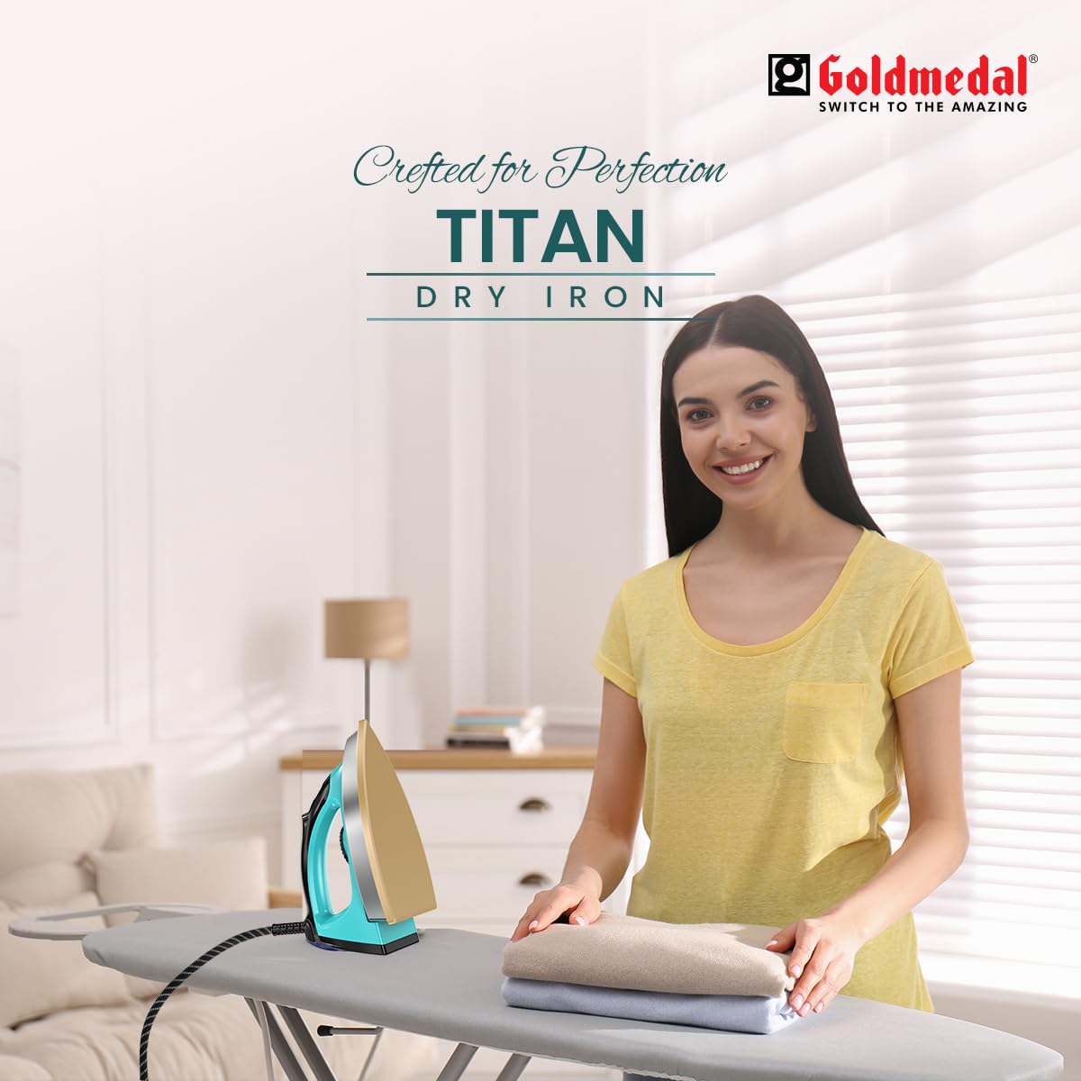 Goldmedal Titan Dry Iron - Powerful Wrinkle Removal -5 Goldmedal Titan Dry Iron - Powerful Wrinkle Removal -5