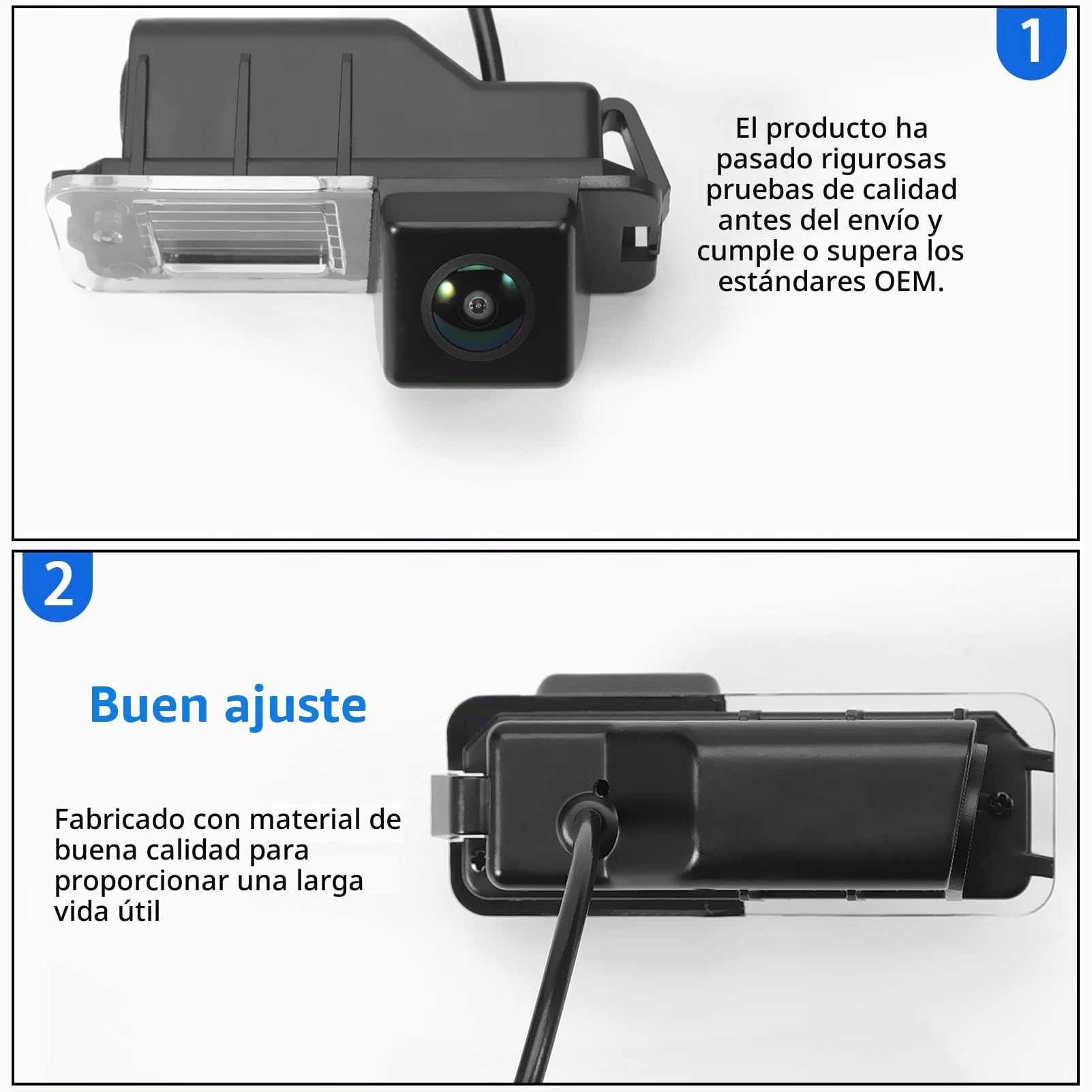 1080P Cámara de marcha atrás 170 grados gran angular ayuda de aparcamiento para Polo V 6R Golf 6 VI MK4 MK5 MK6 EOS resistente al agua