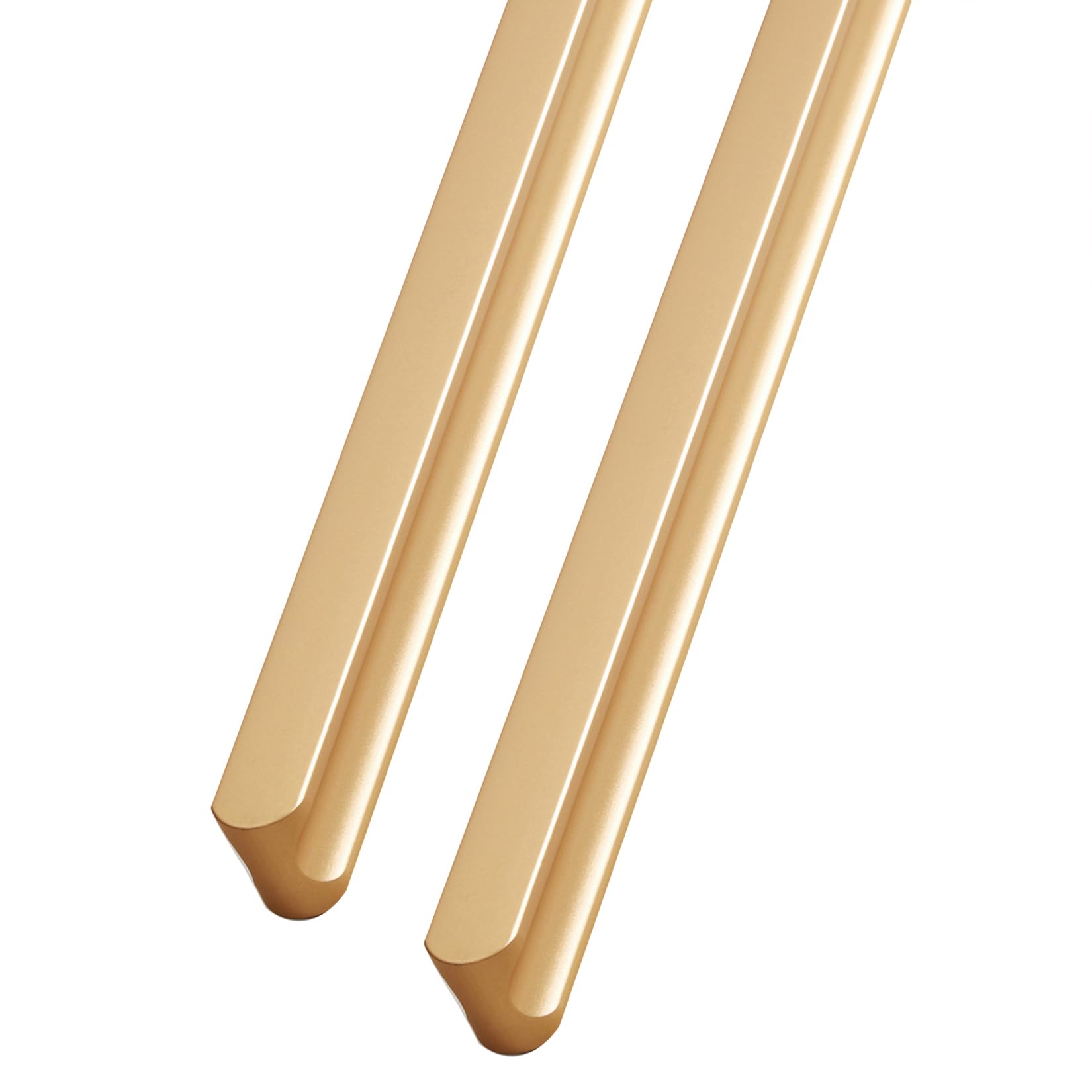 Cabinet Handles, 2 Packs Cabinet Handles Concealed Black,Kitchen Drawer Pulls Aluminum,Finger Edge Pull Curved Handle Hidden,Profile Invisible Door Knob Wardrobe Handles(Gold,1100mm)