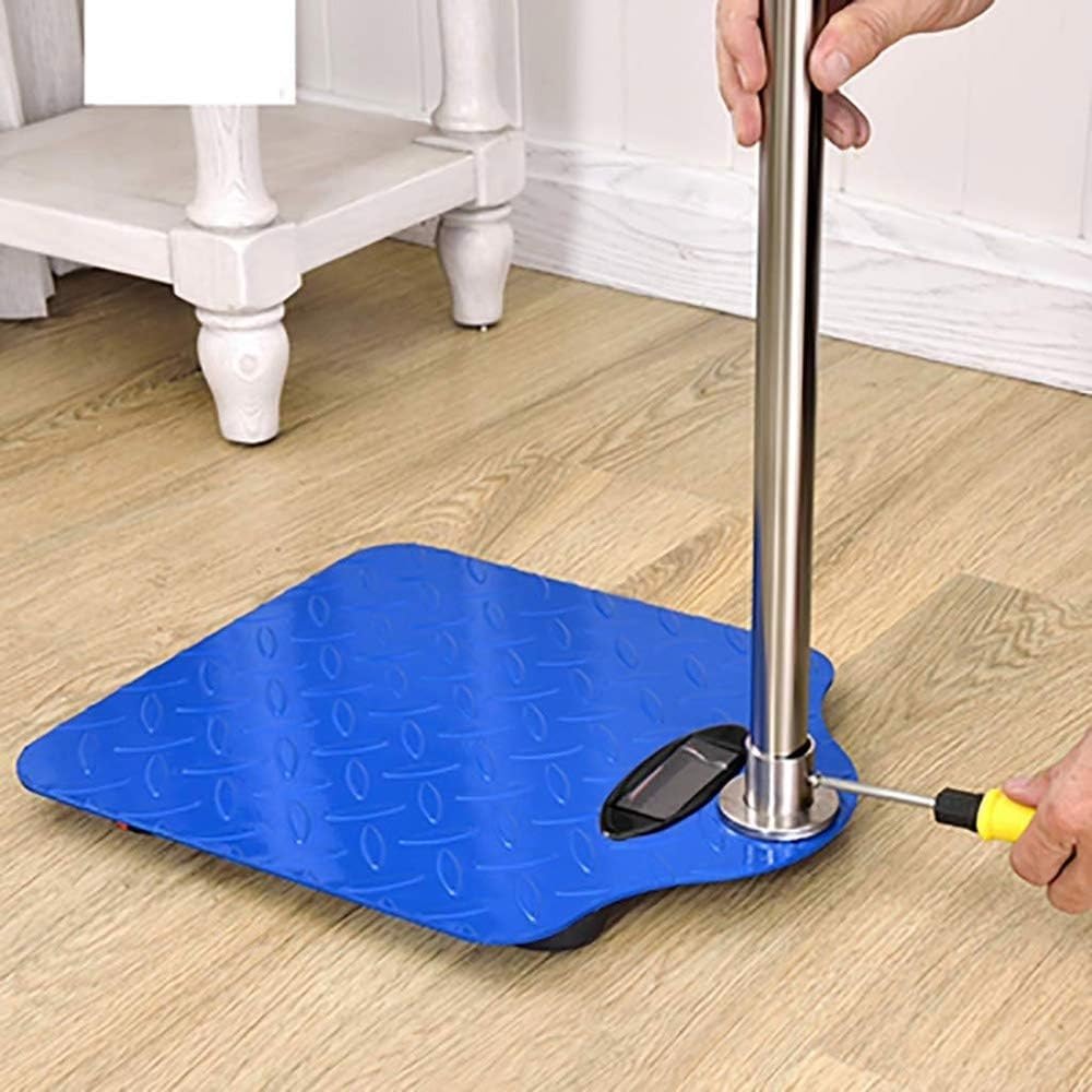 Waga lekarska ze słupkiem wzrostu, cyfrowa waga elektroniczna, waga i waga wzrostu, cyfrowa waga kolumnowa, wyświetlacz LED Hd, wzrostomierz (100-190 cm)