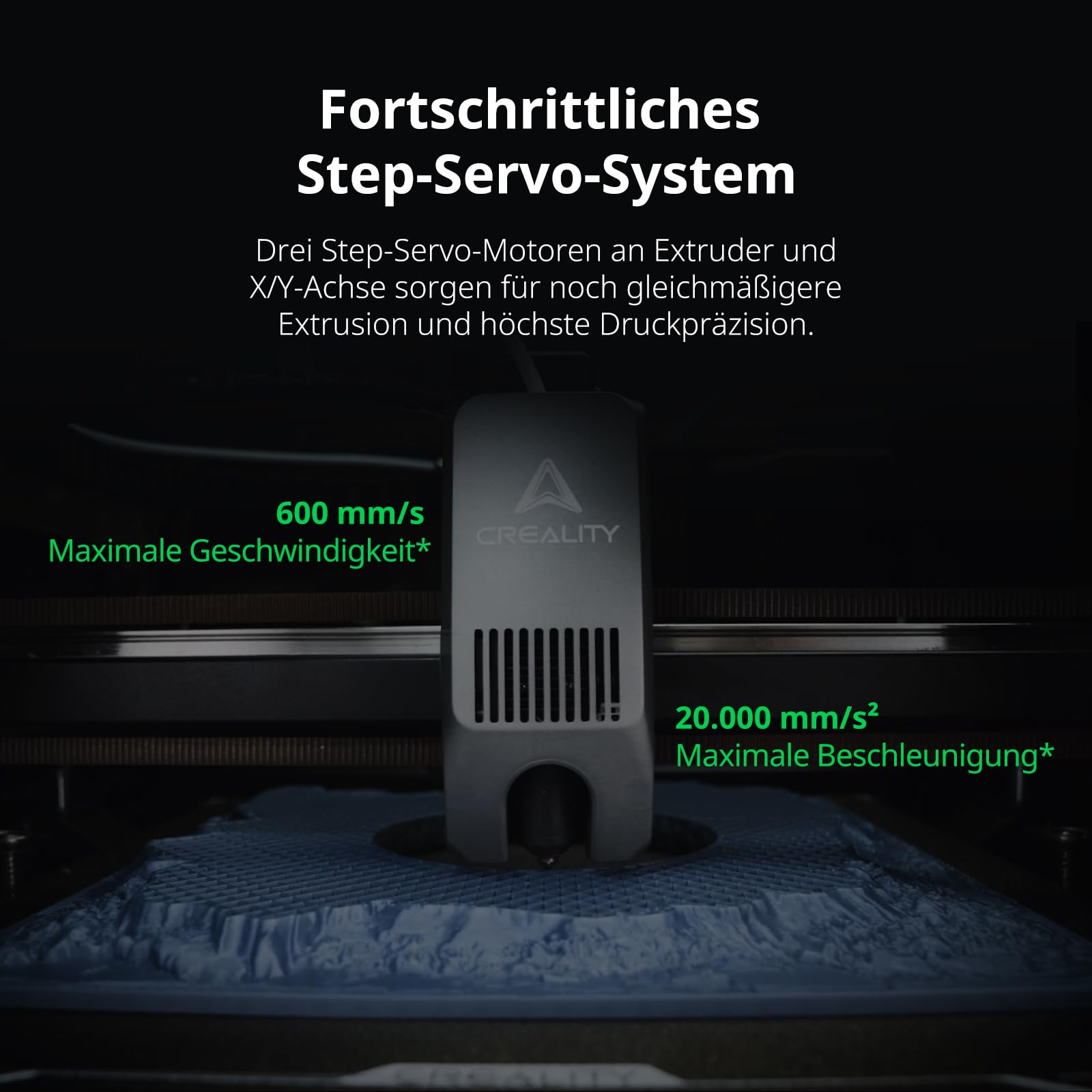 Creality K2 Combo(A) 3D-Drucker, 260×260×260 mm Bauvolumen, Multicolor-Druck mit bis zu 16 Farben, beheizter Druckraum, Dual-AI-Kameras & Servo-Motoren, Plug-&-Play